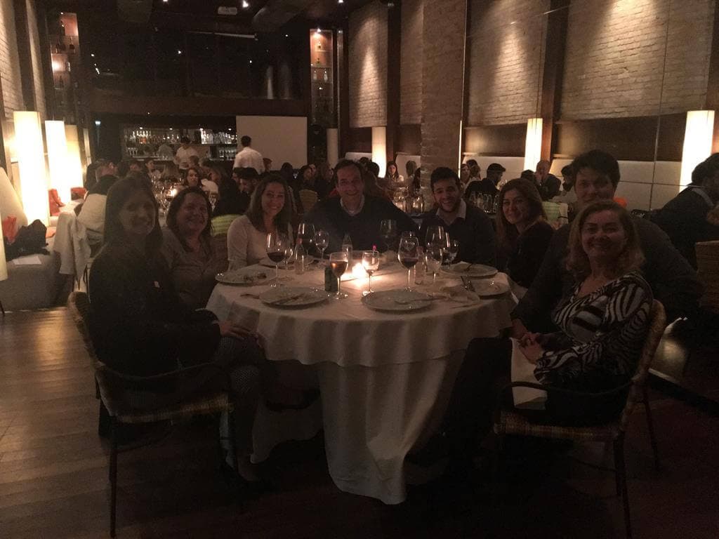 Convidados no jantar de lançamento do Epifactor para médicos