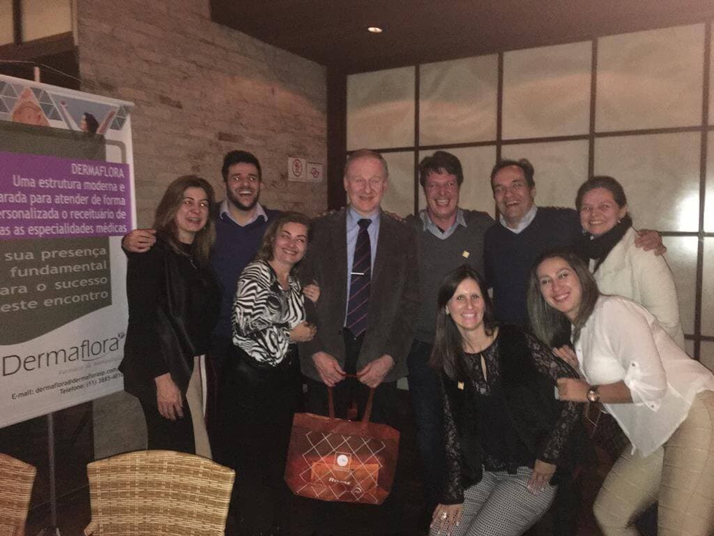 Convidados no jantar de lançamento do Epifactor para médicos