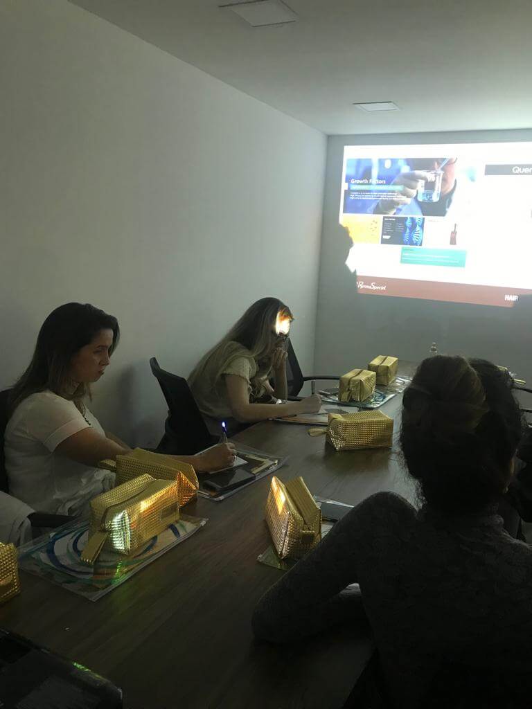 Momento do evento Hairsceuticals – Ciência e Tecnologia da raiz às pontas