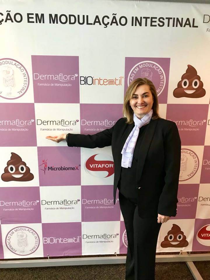 Auditório durante o curso Modulação Intestinal, Setembro de 2018