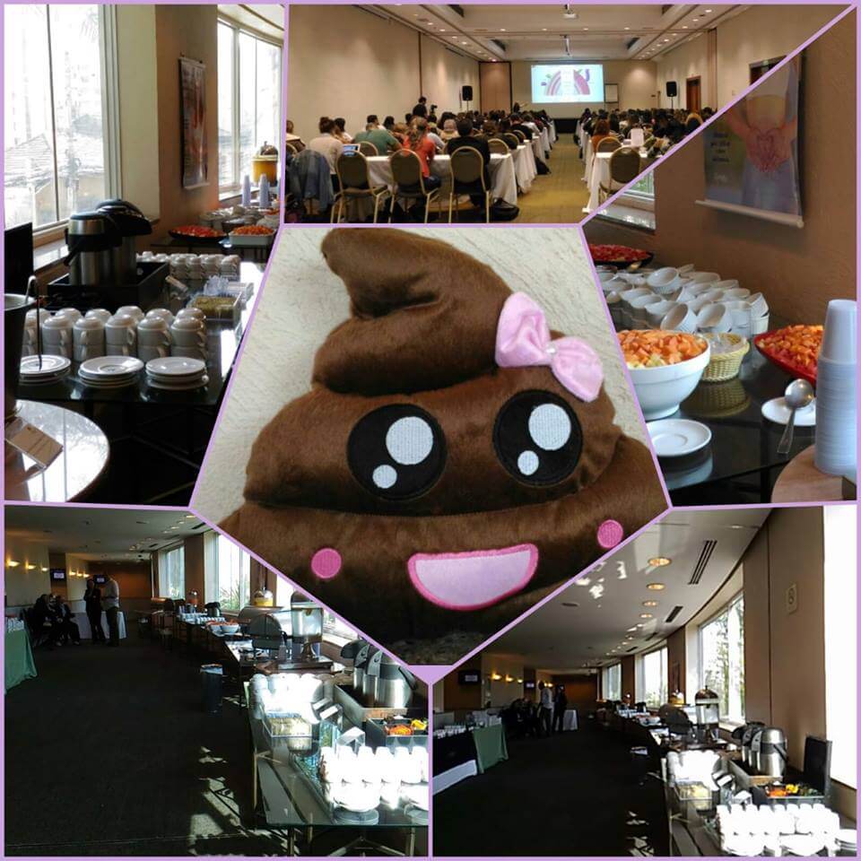 Apresentação do curso Modulação Intestinal no telão