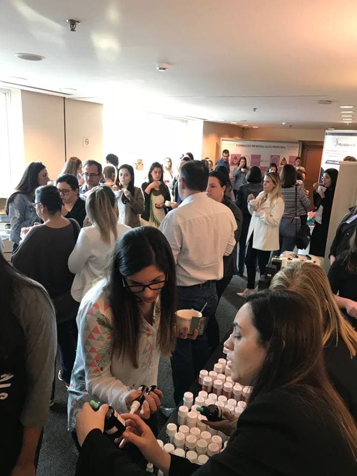 Momento do curso Modulação Intestinal, Setembro de 2018