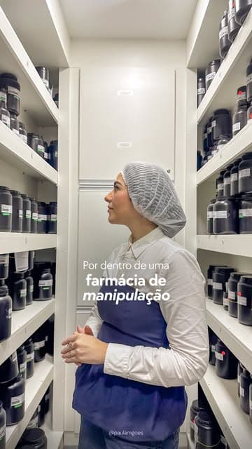 Visitei a Dermaflora e acompanhei de perto algumas etapas que fazem parte da rotina de uma farmácia de manipulação.