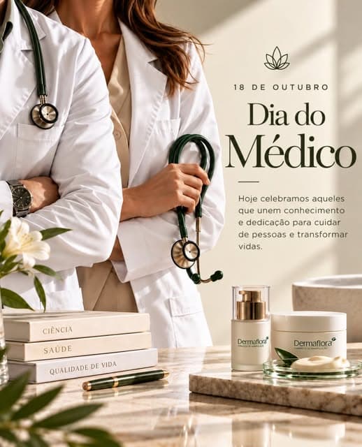 Hoje homenageamos aqueles que unem conhecimento e dedicação para cuidar de pessoas e transformar vidas. Feliz Dia do Médico!